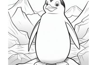 20 Free Printable Penguin Coloring Pages for Kids Fun Pack