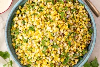Mexican Street Corn Salad (Grilled Elote-Style)