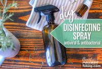 Homemade Natural Disinfectant Spray Recipe (Lysol Alternative)