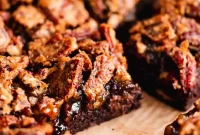 Decadent Pecan Pie Brownies Recipe — Gooey Pecan Swirl Dessert