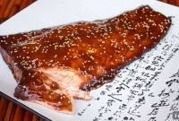 Smoked Salmon with Orange-Hoisin Glaze Recipe