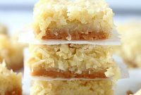 Buttery Coconut Bars Recipe with Crisp Shortbread Crust