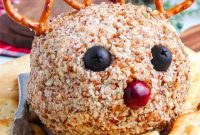 Festive Reindeer Cheeseball Recipe for Holiday Parties