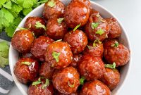 Grape Jelly Meatballs in Slow Cooker: Sweet & Savory Party Recipe