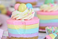 Easter No-Bake Mini Cheesecakes with Festive Toppings