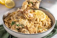 Creamy Lemon Chicken Orzo — One-Pot Weeknight Dinner