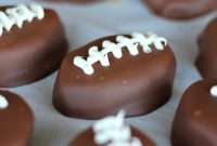 Game Day Chocolate Peanut Butter Footballs
