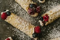 Nutella and Berry-Filled Pizzelle Waffle Cookies