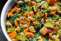 Teriyaki Ground Turkey Skillet with Veggies and Stir-Fry Sauce