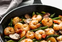 Garlic Butter Shrimp with Asparagus Recipe for Quick Weeknights