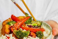 Crispy Tofu Stir-Fry with Hoisin Garlic Sauce