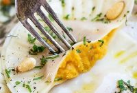 Butternut Squash Ravioli with Garlic-Infused Olive Oil Dressing