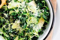 Shaved Broccoli, Brussels Sprouts & Kale with Truffle Parmesan