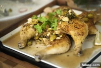 Chicken with Olive Salsa Recipe — Pollo con Salsa de Aceitunas