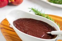 Pomegranate-Port Gravy with Rosemary for Roasts and Poultry