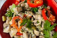 Spicy Marinated Italian Deli Mushrooms — Pickled Recipe