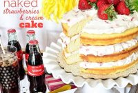 Strawberry & Cream Naked Cake with Birthday Party Cart Guide
