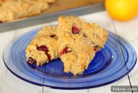 Cranberry Orange Scones Recipe with Zesty Glaze