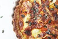 Savory Pumpkin and Goat Cheese Quiche Recipe
