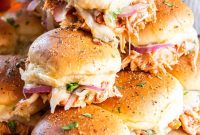 Smoky BBQ Chicken Sliders with Tangy Coleslaw