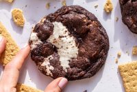 S’mores Cookie Recipe: Crispy Chocolate Graham Cookies