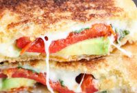 Gourmet Avocado and Bacon Grilled Cheese Sandwich Recipe