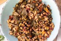 Instant Pot Black-Eyed Peas with Collard Greens and Ham
