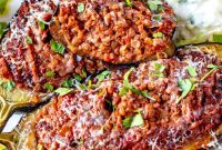Mediterranean Stuffed Eggplant Recipe with Savory Filling