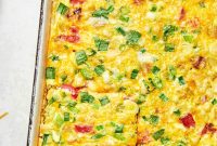 Cheesy Corn and Egg Casserole with Sharp Cheddar