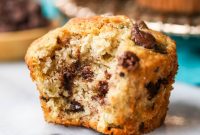 Chocolate Chip Banana Muffins Recipe for Moist, Fluffy Bites