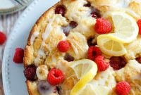 Raspberry Crumble Coffee Cake with Brown Sugar Streusel