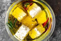 Herbed and Chili-Marinated Feta: Flavorful Appetizer Recipe