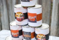 Halloween Can Toss Game with Free Printable Targets