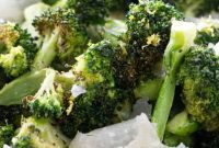 Crispy Air Fryer Broccoli with Parmesan and Lemon Zest