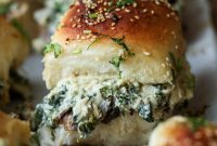 Cheesy Pull-Apart Mushroom Sliders Recipe for Gatherings