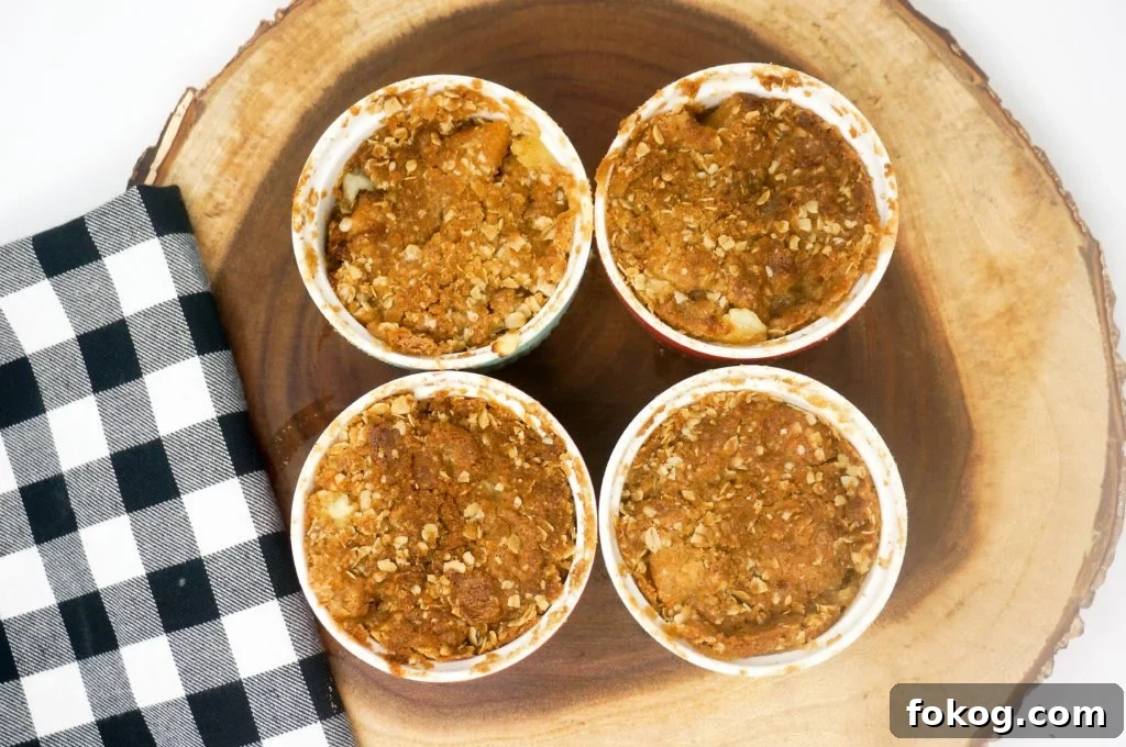 Air Fryer Apple Crisp