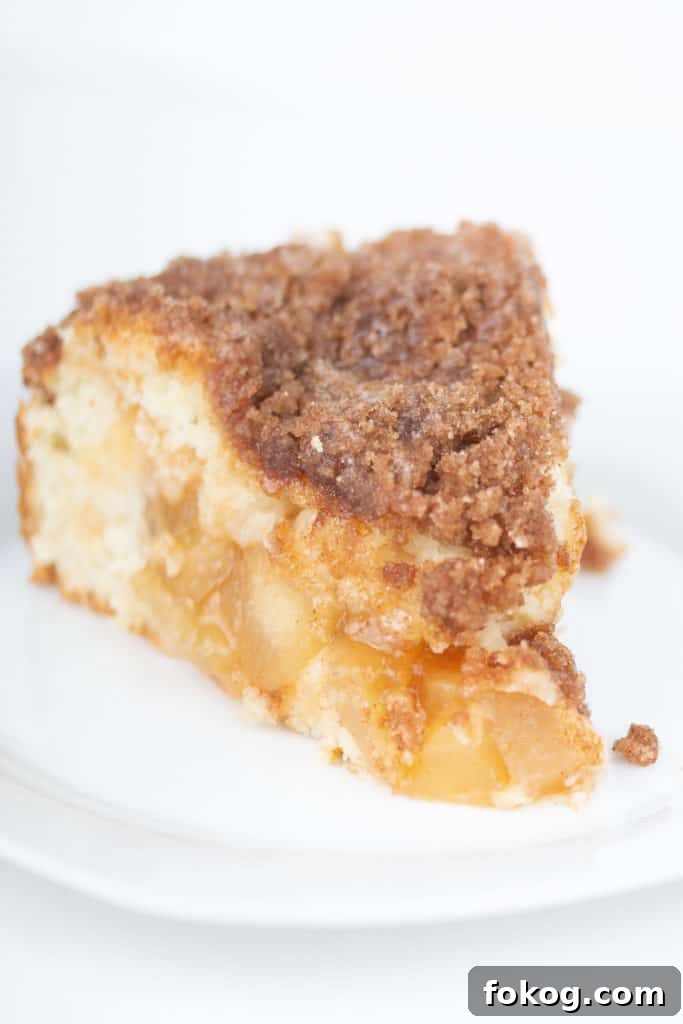 Apple cinnamon crumb cake
