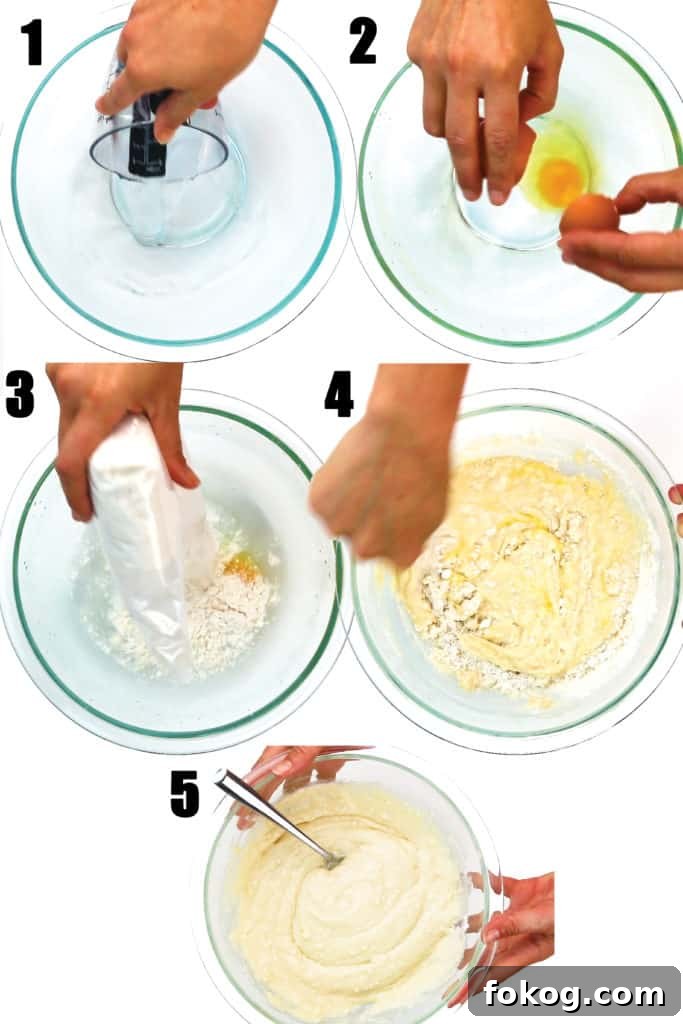 Batter in bowl