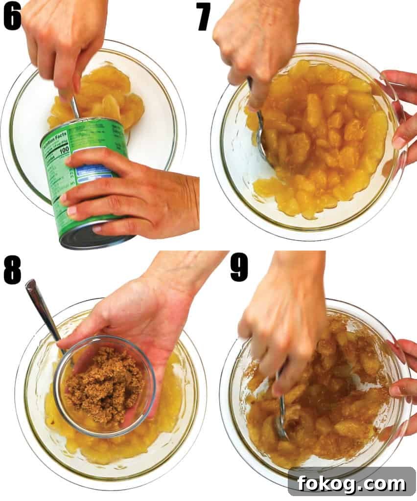Apple filling in bowl