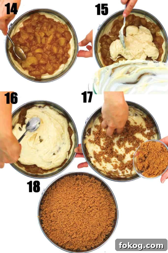 Baked crumb cake