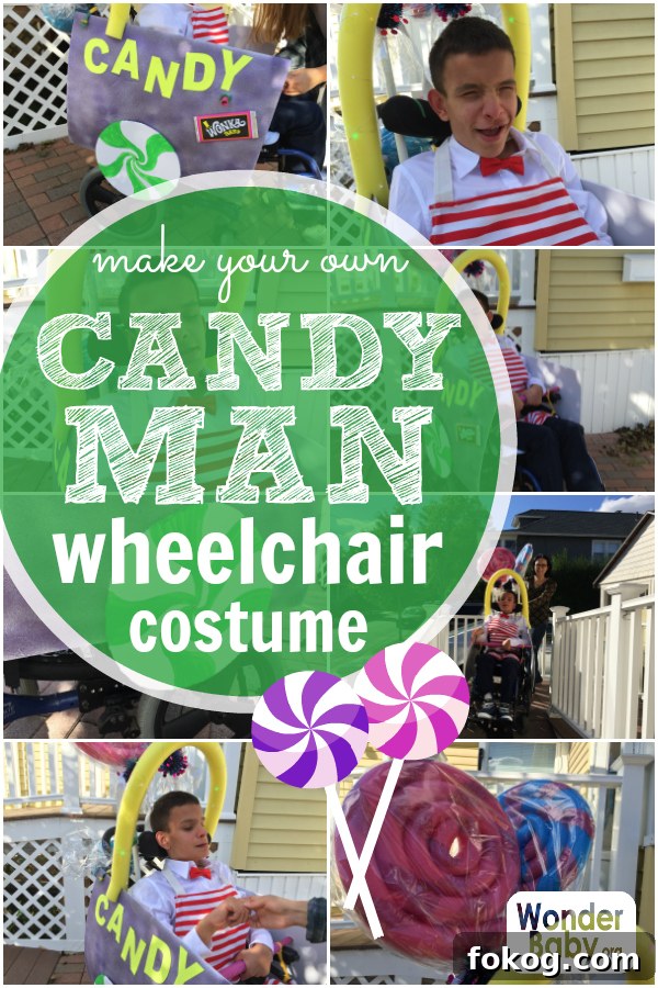 Candy Man Wheelchair Costume