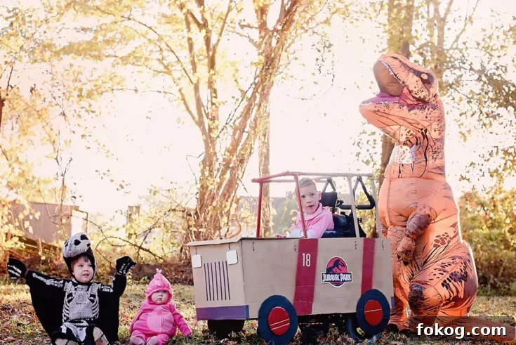 Dinosaurs and Jurassic Park Jeep Wheelchair Costume