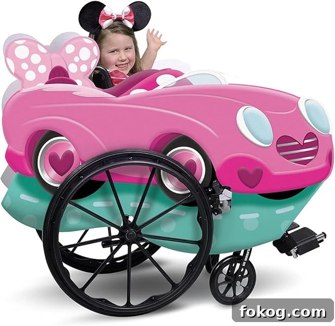 Minnie Mouse Adaptive Costume Wheelchair Cover