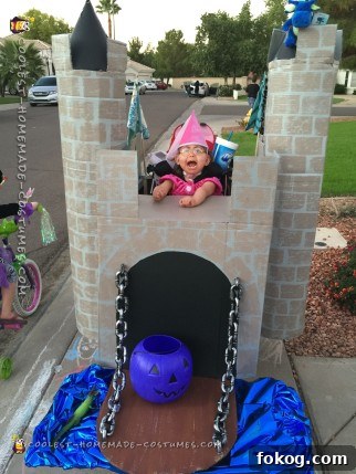 Handicap Little Girl Becomes a Princess