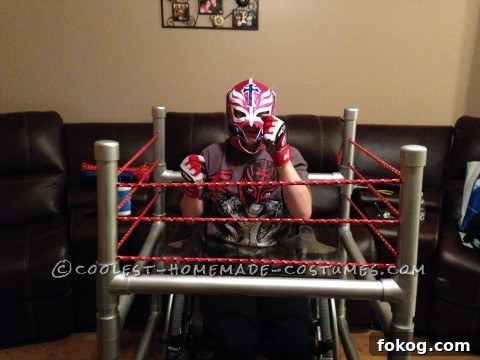 Wrestling Rink Wheelchair Costume