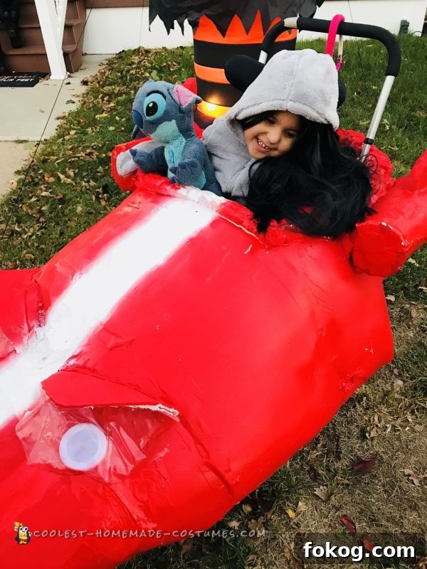 Coolest Ever Lilo and Stitch Rocket Costume for a Wheelchair