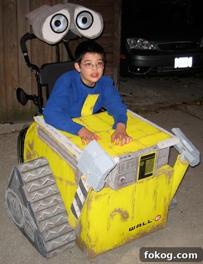 Wall - E Wheelchair Costume