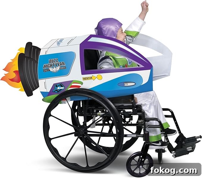 Buzz Lightyear Adaptive Wheelchair Cover