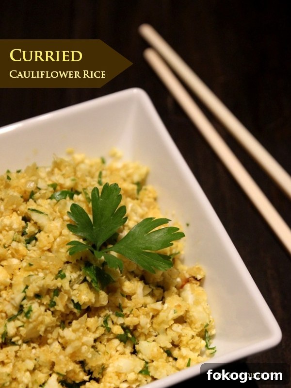 Curried Cauliflower Rice — Feed a Child, Nourish a Mind 43 Curried Cauliflower Rice