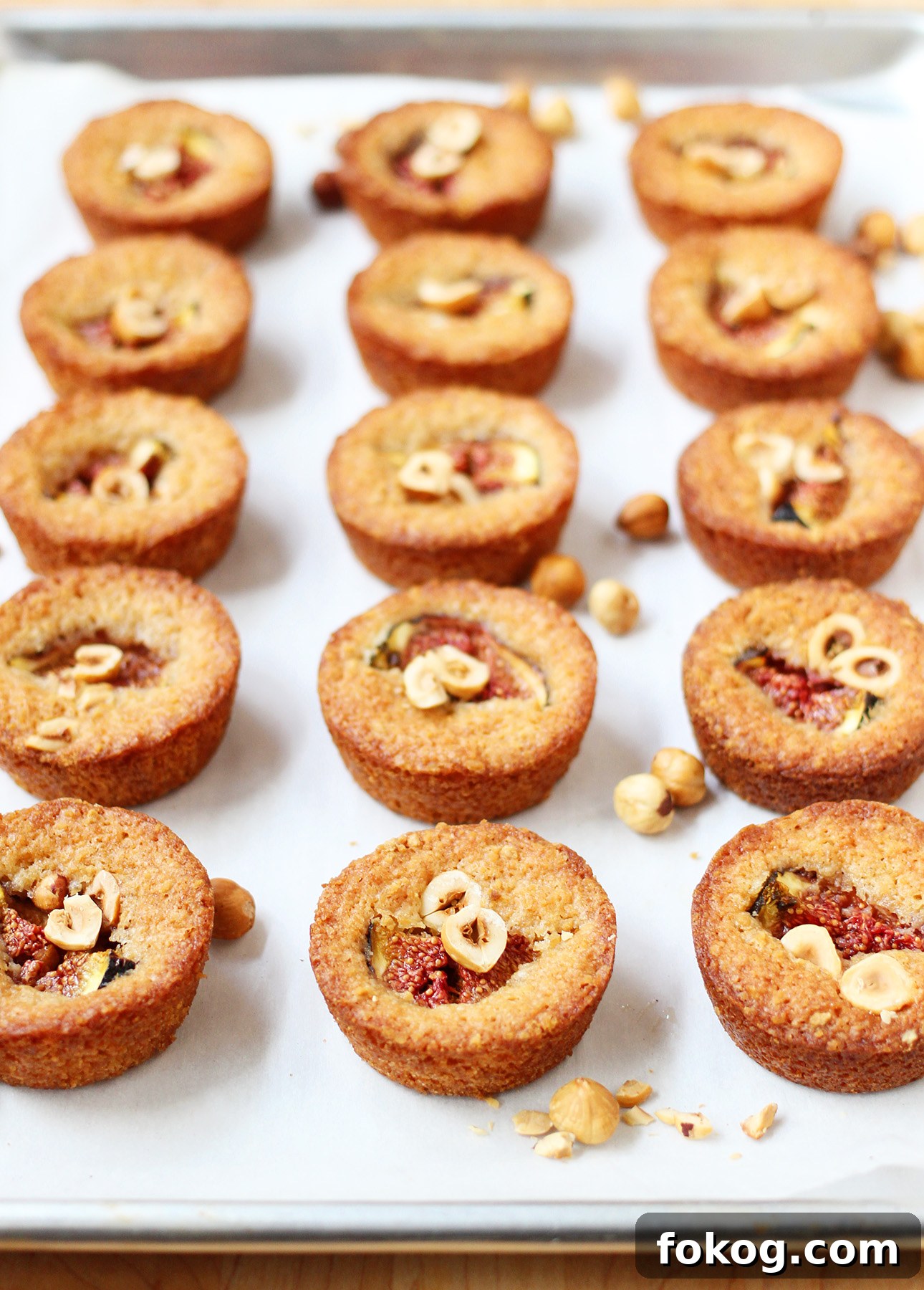 Maple Roasted Fig and Hazelnut Financiers Recipe 5 Maple-Roasted Fig and Hazelnut Financiers // FoodNouveau.com